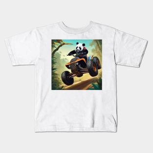 Panda Kart Kids T-Shirt